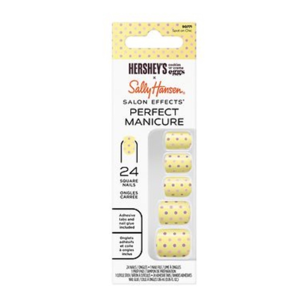 2 packs Sally Hansen Salon Effects Hershey's Cookies 'n' Creme Eggs Collection